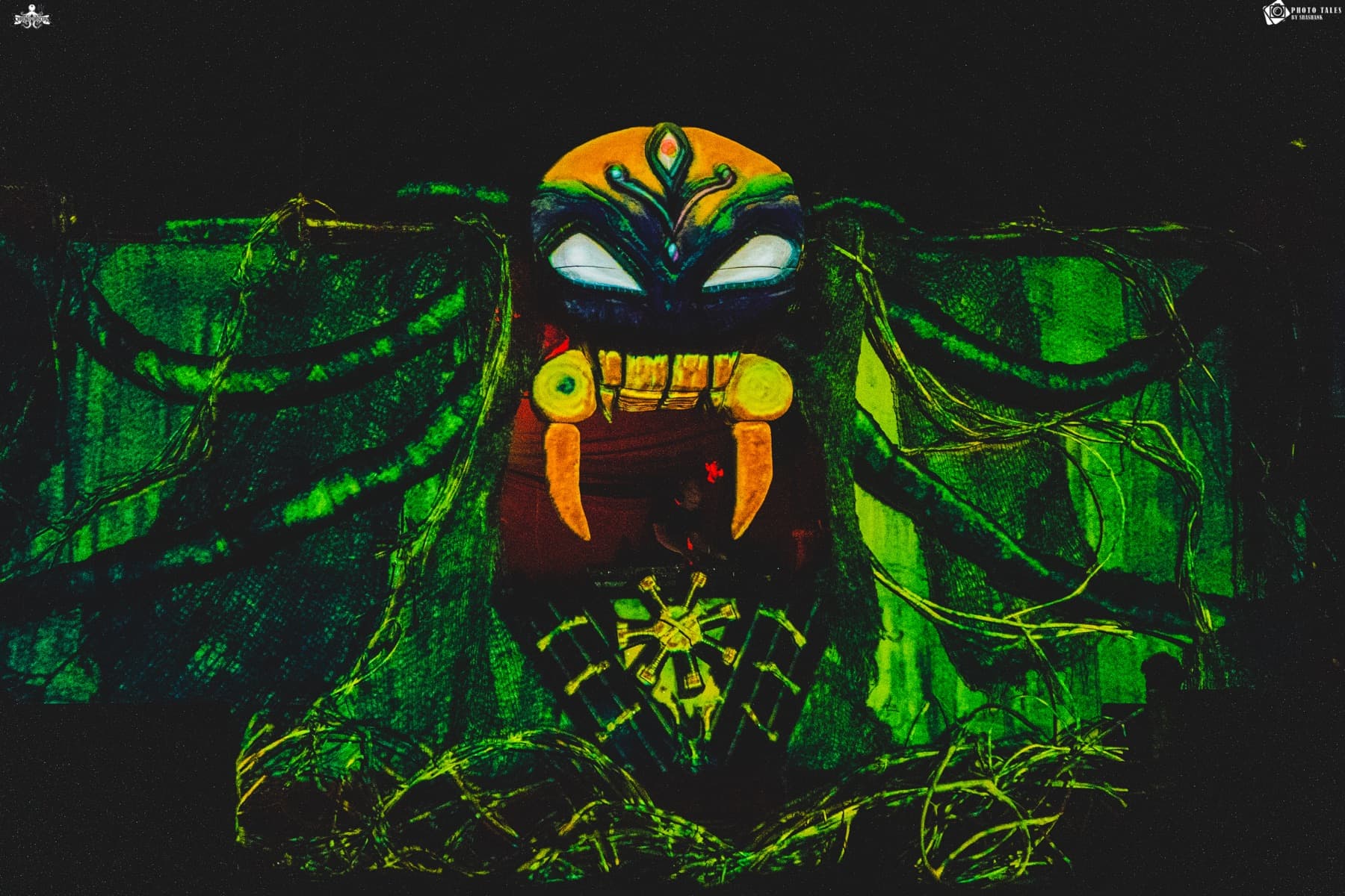 UV mask stage at night